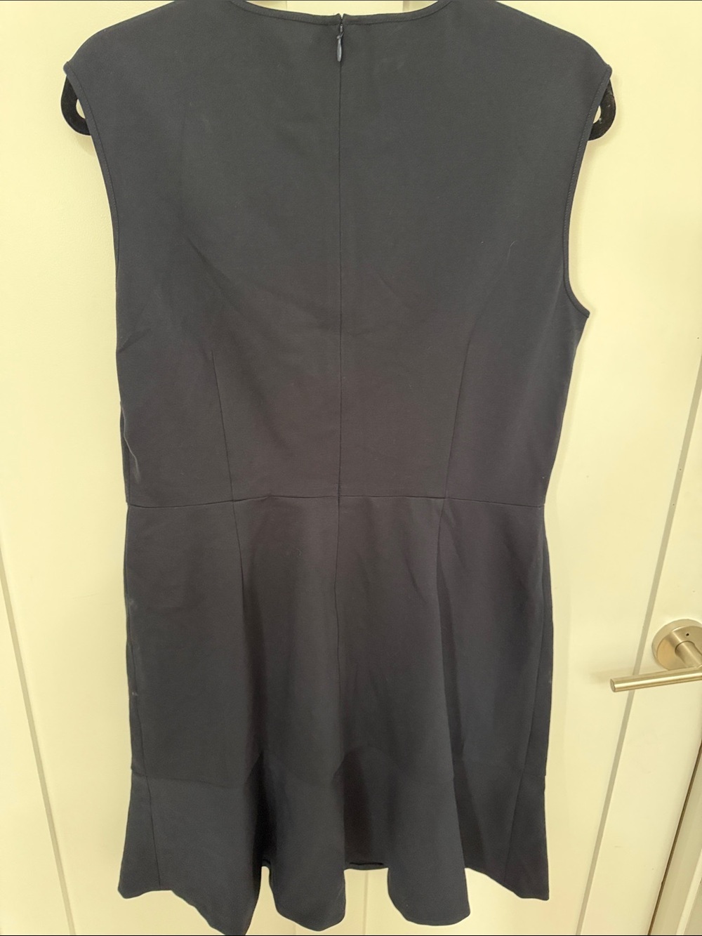 Brooks Brothers Navy Cap-Sleeve Midi Sheath Dress - Picture 5 of 5